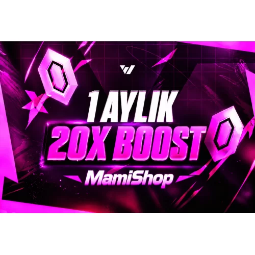 ⭐️Discord 1 Aylık 20X Boost⭐️