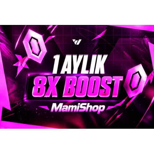 ⭐️Discord 1 Aylık 8X Boost⭐️