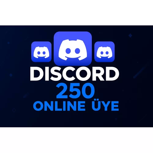  ⭐250 Discord 724 Online Üye⭐