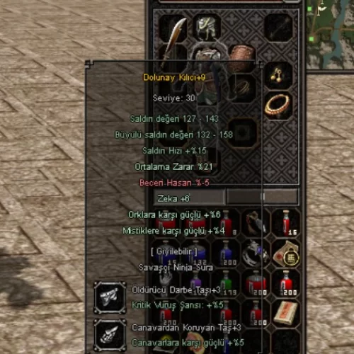 +9 21 ORT 6 ZEKA +3 TAŞLI DOLUNAY