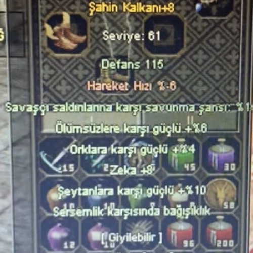  +8 ŞAHİN KALKAN