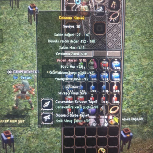 +9 Dolunay Kılıcı 36 ort