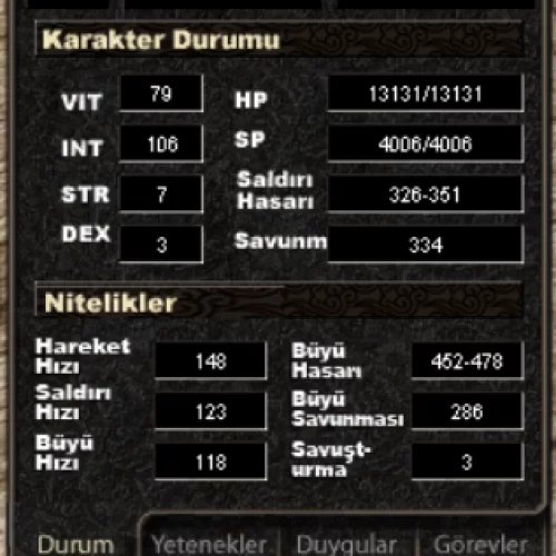  54 Level kara büyü 3 gli  18 bec\li +9 dolu