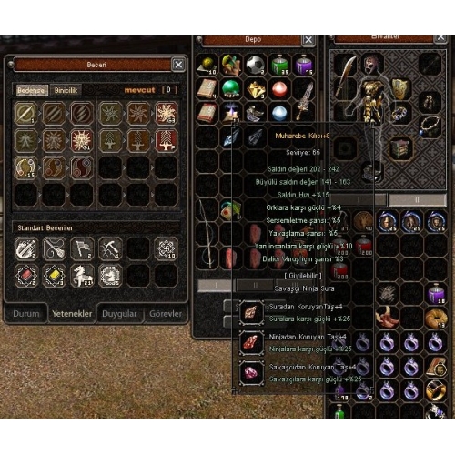  HAVA P ÇEVİRME G3 68 SEVİYE BEDENSEL +3G Lİ ŞAMANI