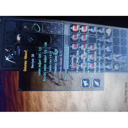  48 LEVEL SAVAŞÇI,31 LEVEL ŞAMANİYLA BERABER EVLİ İTEMLİ ÇAR