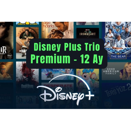 Disney Plus Trio Premium – 12 Ay
