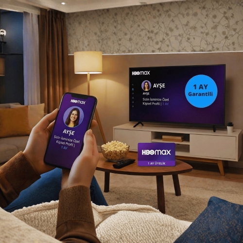  HBO Max  Kişisel - İsminize Özel Profil  1 AY