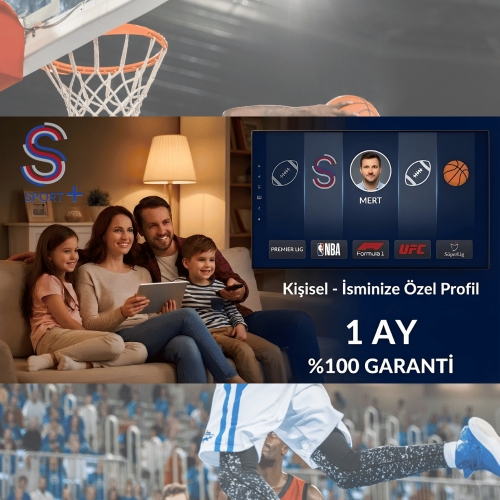  S Sport +  Kişisel - İsme Özel Profil  1 AY