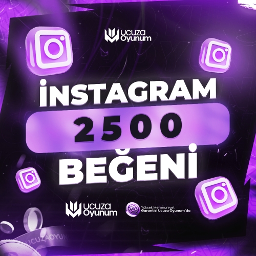  ⚡ ÇALIŞIYOR - Instagram 2.500 Beğeni - Premium Servis