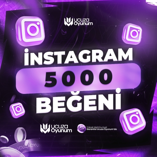  ⚡ ÇALIŞIYOR - Instagram 5000 Beğeni - Premium Servis