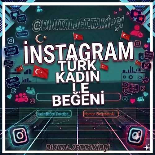  İnstagram 1.000 Türk Kadın Beğeni - Garantili