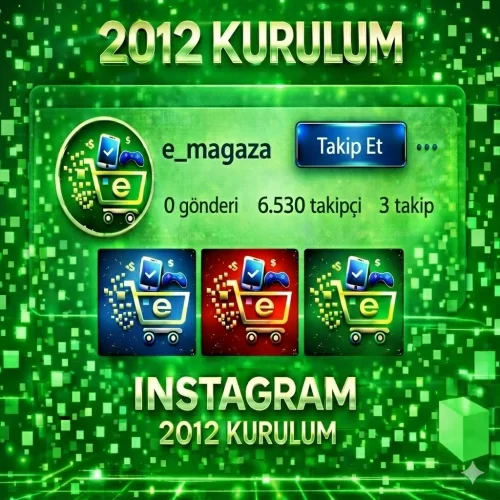  ⭐6.5K 2012 KURLM İNSTAGRAM HESAP HIZLI KALİTELİ⭐