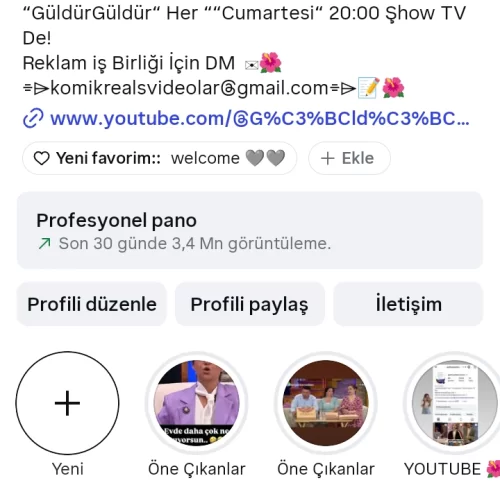  3.4 M İNSTAGRAM HESABIM SATILIKTIR
