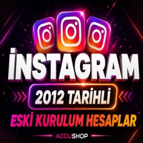  ⭐2012 TARİHLİ⚡ ESKİ TARİHLİ REKLAMLIK HESAPLAR⚡