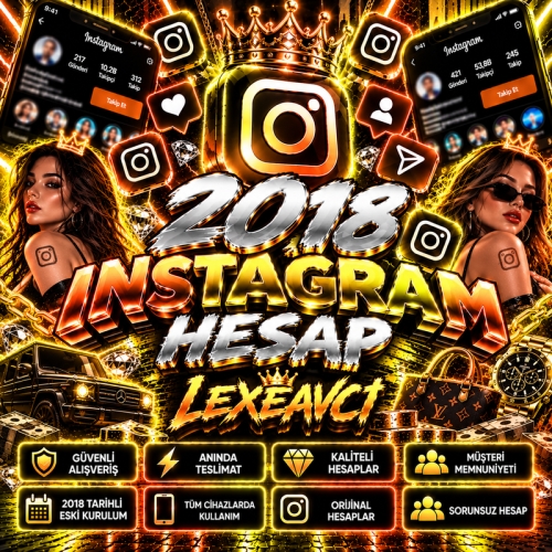 INSTAGRAM HESAP 2018 KURULUMLU HESAP KALİTELİ