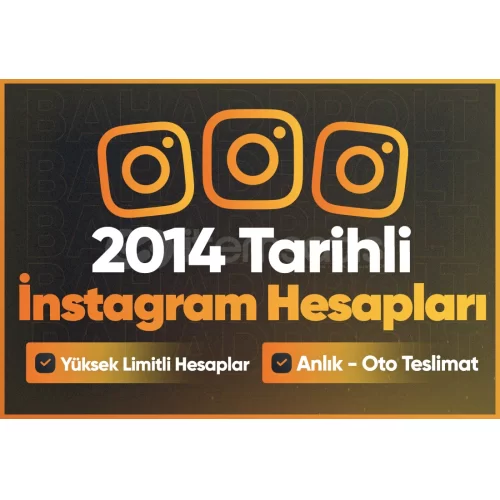  INSTAGRAM 2014 AÇILIM TARİHLİ HESAP +Garanti