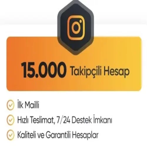  ✅ 15K TAKİPÇİLİ E-TİCARET VE PROJELİK KULLANIMLARA UYGUN İNSTAGRAM HESABI ✅