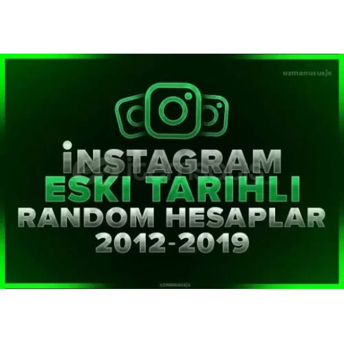  INSTAGRAM 2012-2019 ARASI AÇILMIŞ RANDOM HESAPLAR + GARANT,