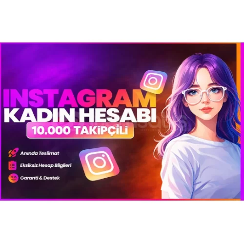  ✅İNSTAGRAM 10K TAKİPÇİLİ KADIN HESAP✅