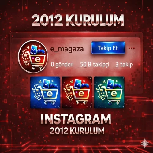  ⭐50K 2012 KURLM İNSTAGRAM HESAP HIZLI KALİTELİ⭐