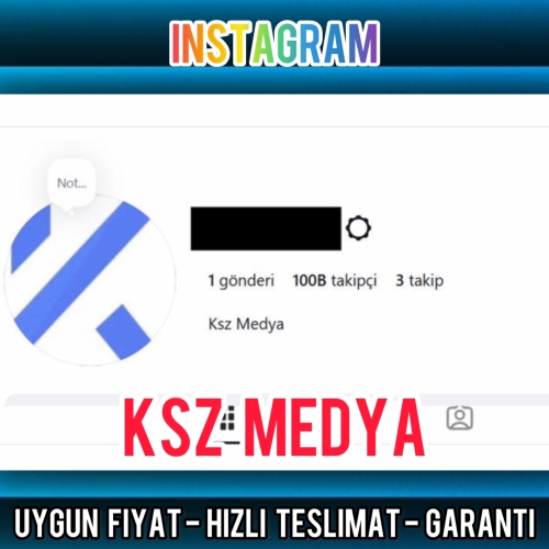  YÜKSEK KALİTE INSTAGRAM 100K GERÇEK TAKİPÇİLİ HESAPLAR