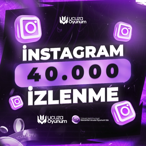  ⚡ ÇALIŞIYOR - Instagram 40.000 İzlenme
