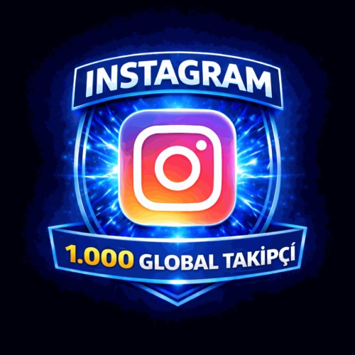 ⚡İNSTAGRAM 1000 ADET GLOBAL TAKİPÇİ ⚡
