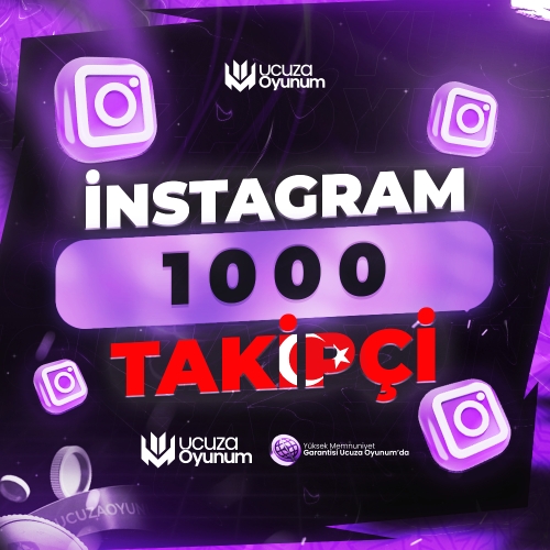  ⚡ ÇALIŞIYOR - Instagram 1.000 Türk Takipçi - Premium Servis