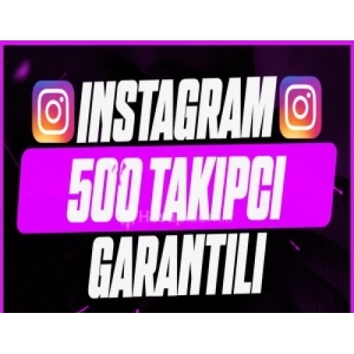 Instagram 500 takipçi