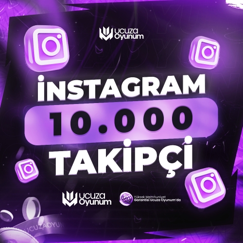  ⚡ ÇALIŞIYOR - Instagram 10.000 Takipçi - Premium Servis
