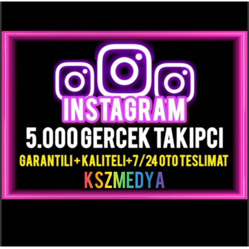  Instagram 5.000 Gerçek Takipçi ⭐️ DÜŞÜŞ YOK - YÜKSEK KALİTE ⭐️