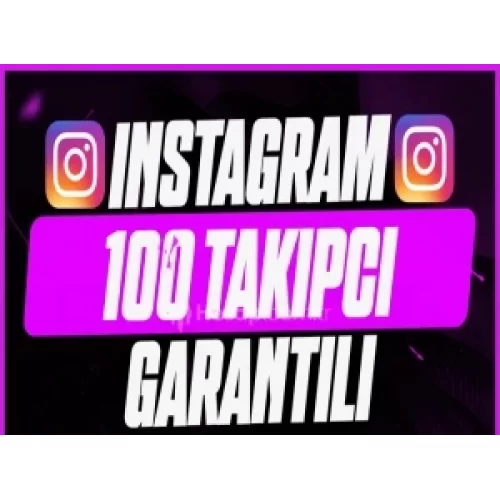 Instagram 100 takipçi