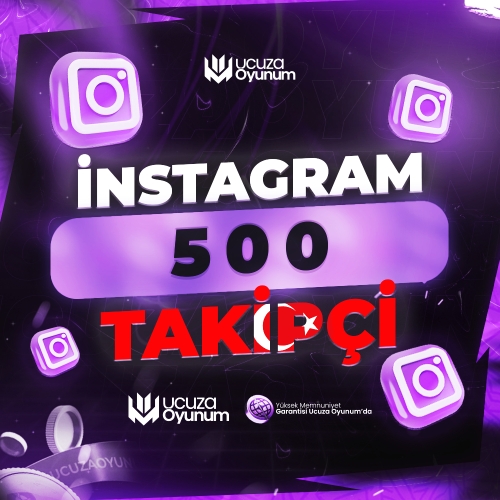  ⚡ ÇALIŞIYOR - Instagram 500 Türk Takipçi - Premium Servis
