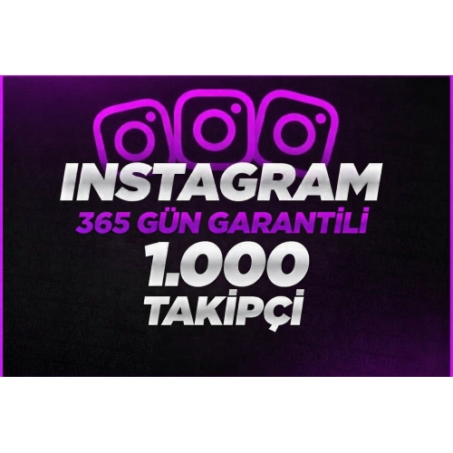 ⭐365 GÜN GARANTİLİ 1000 TAKİPÇİ ⭐