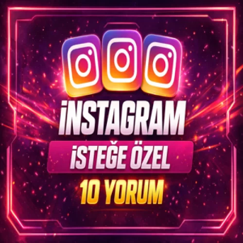  ⭐İSTEĞE ÖZEL⚡İNSTAGRAM 10 YORUM⚡