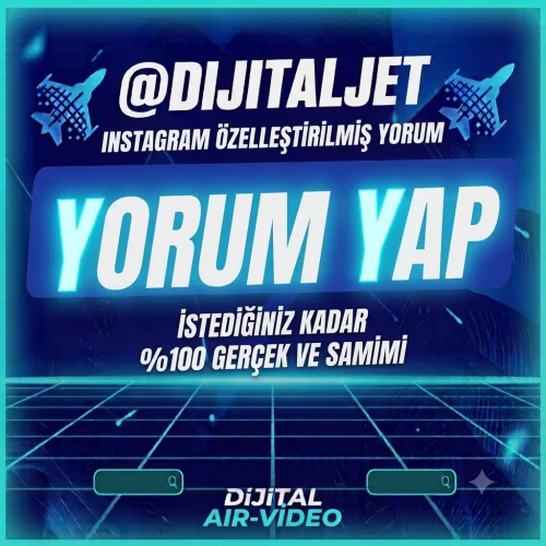  İnstagram Özelleştirilmiş YorumÇoklu