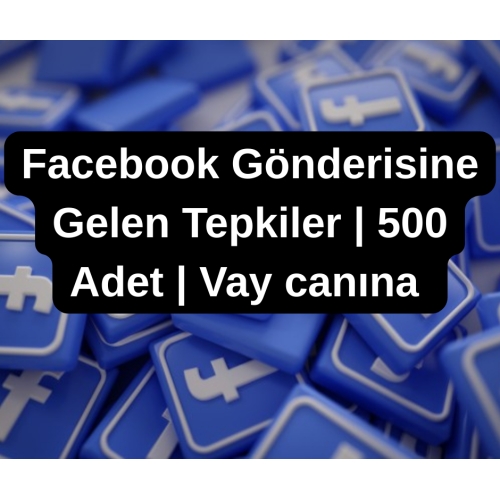 Facebook Gönderisine Gelen Tepkiler 500 Adet Vay canına Global