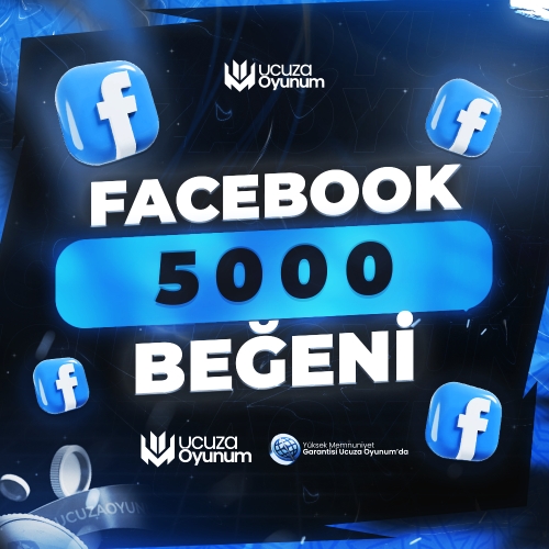  ⚡ ÇALIŞIYOR - Facebook 5.000 Beğeni - Premium Servis