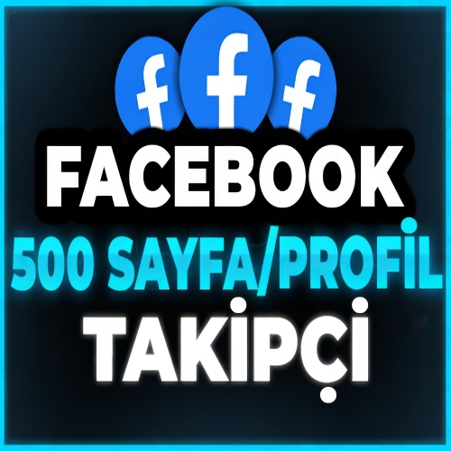 500 Sayfa  Profil Takipçi + Keşfet Etki