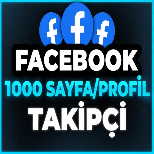 1000 Sayfa  Profil Takipçi + Keşfet Etki