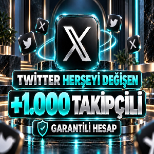 ⭐TWİTTER +1.000 TAKIPCILI 2007-2026 TARİHLİ HESAP⭐