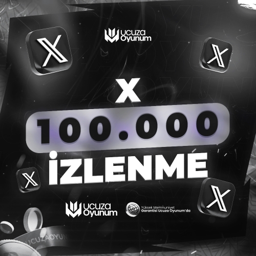  ⚡ ÇALIŞIYOR - Twitter X 100.000 İzlenme