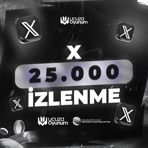  ⚡ ÇALIŞIYOR - Twitter X 25.000 İzlenme