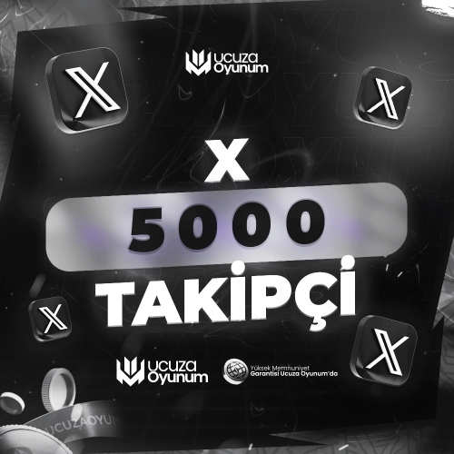  ⚡ ÇALIŞIYOR - Twitter X 5.000 Takipçi