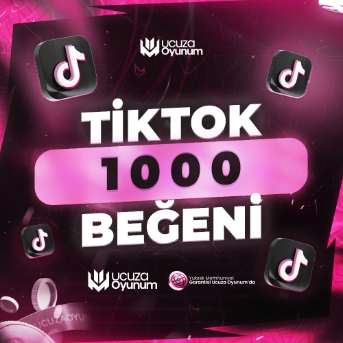  ⚡ ÇALIŞIYOR - TikTok 1.000 Beğeni