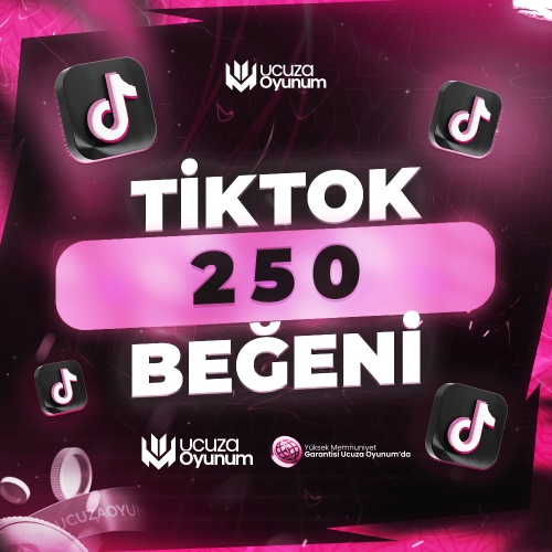  ⚡ ÇALIŞIYOR - TikTok 250 Beğeni