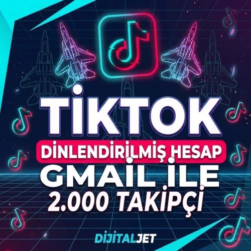 2.000 Takipçi-Mail Tiktok Türk Hesap