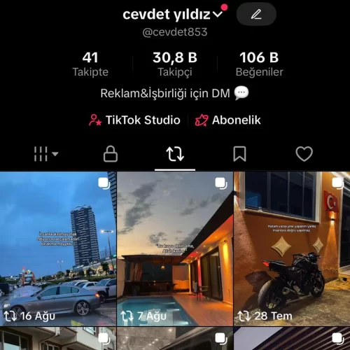  ✅30K FULL AKTİF KEŞFET AÇIK TİKTOK HESABI ✅