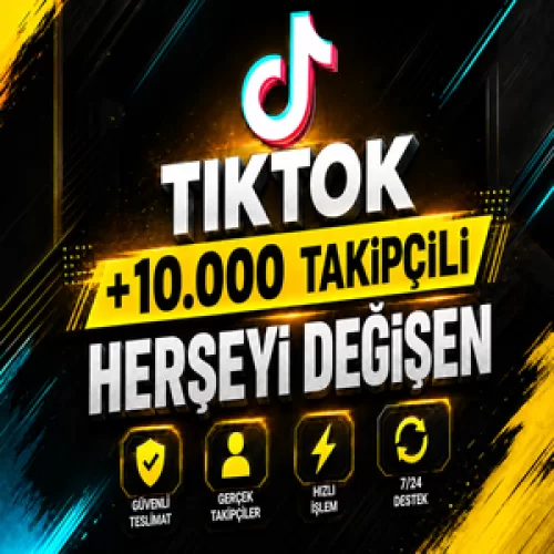 ⭐AYNI GÜN TESLİM⭐ - TİKTOK +10.000 TAKİPÇİLİ HESAP