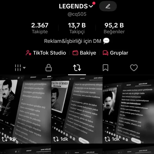  ✅13K FULL AKTİF KEŞFET AÇIK TİKTOK HESABI ✅